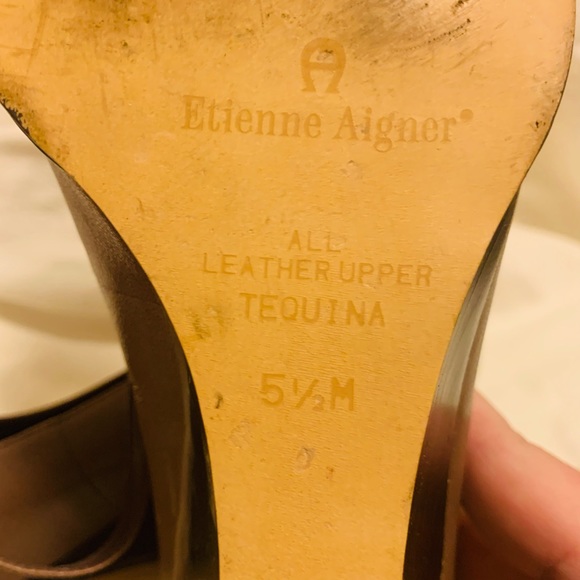 Etienne Aigner wedges. Size 5 1/2 M. - Picture 4 of 5